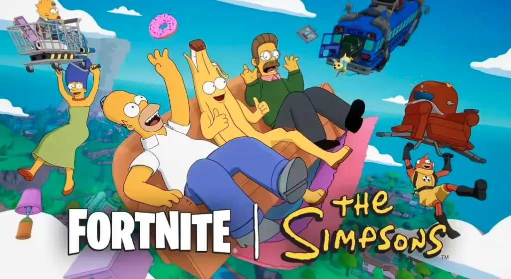 simpsons fortnite