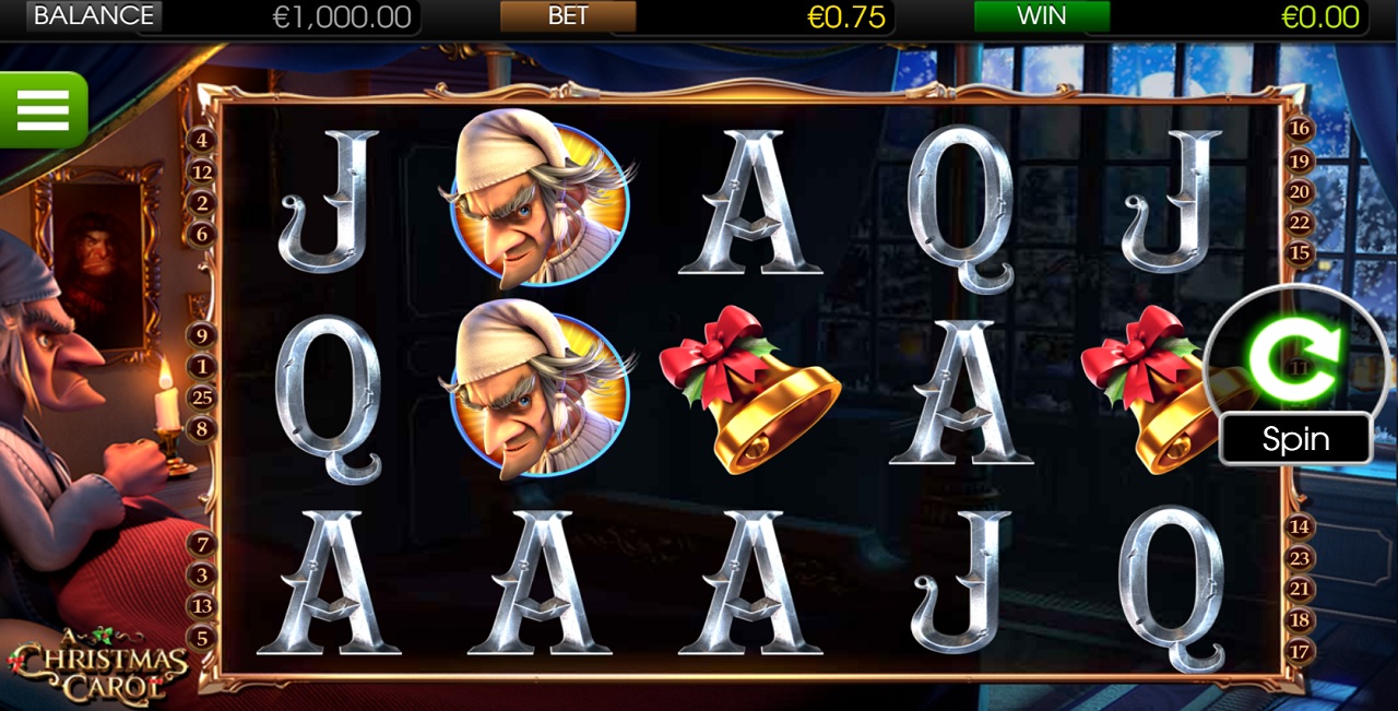 A Christmas Carol machine à sous