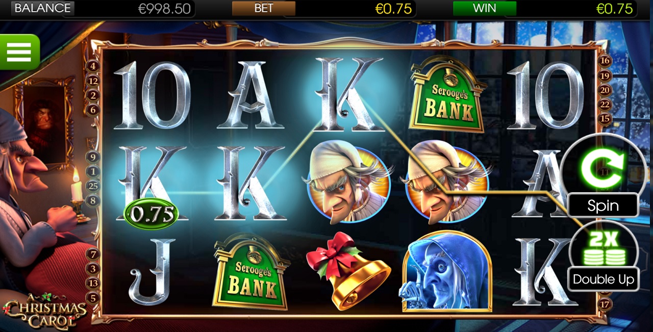 règles du jeu de casino A christmas Carol