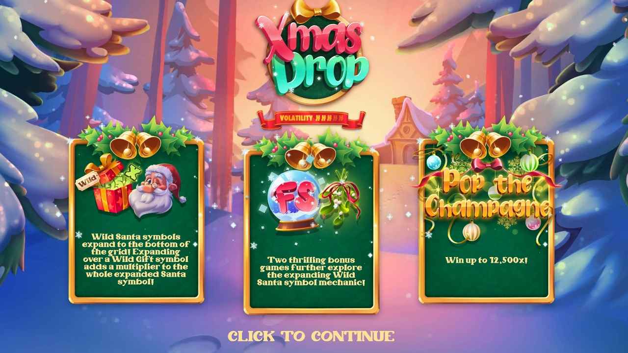 Xmas Drop règles du jeu