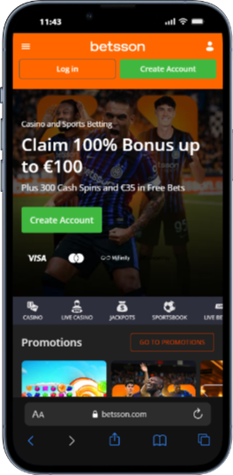 iPhone 13 PRO www.betsson.com