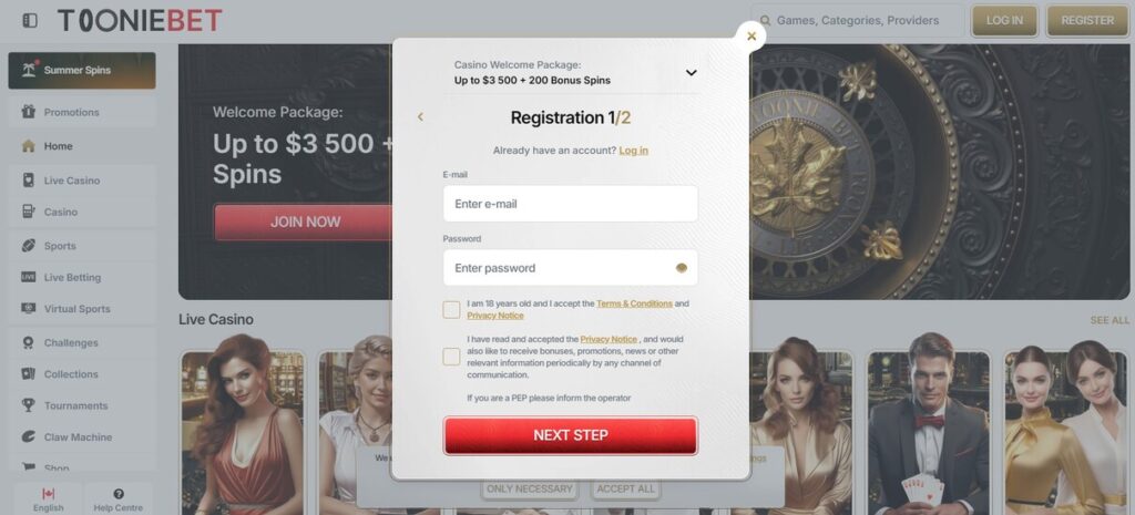 tooniebet-casino-register-canada