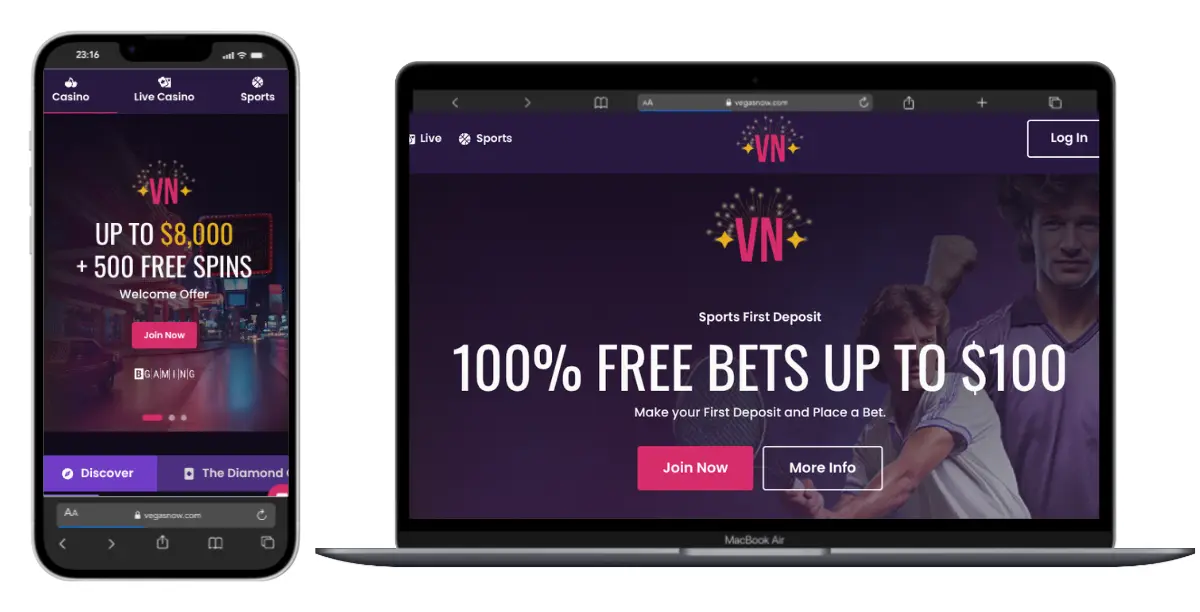 vegasnow - casino en ligne international