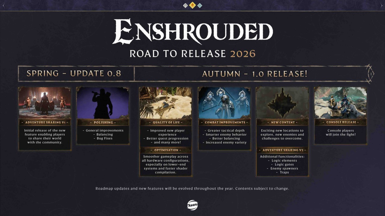 Enshrouded 1.0 arrive à l’automne 2026 – voici ce à quoi nous pouvons nous attendre