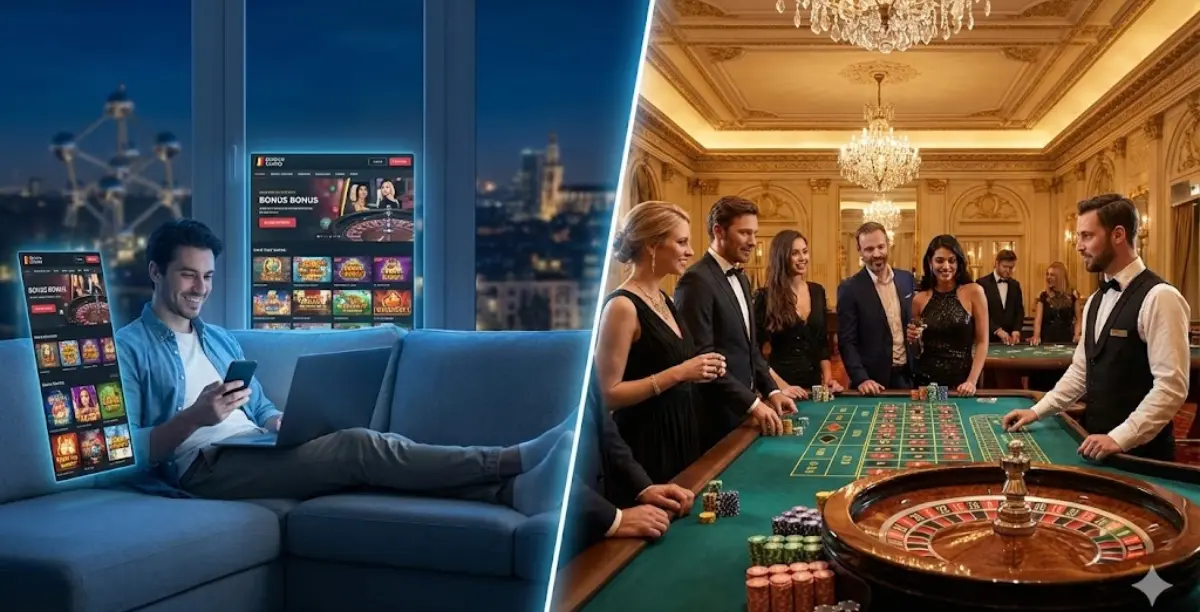 casino en ligne belge vs casino physique