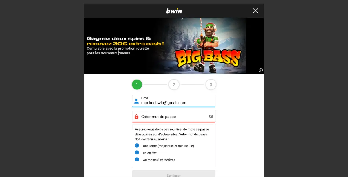 inscription sur un casino en ligne belgique