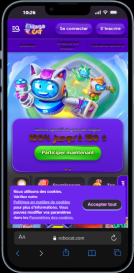 robocat casino en ligne avec bonus sans depot