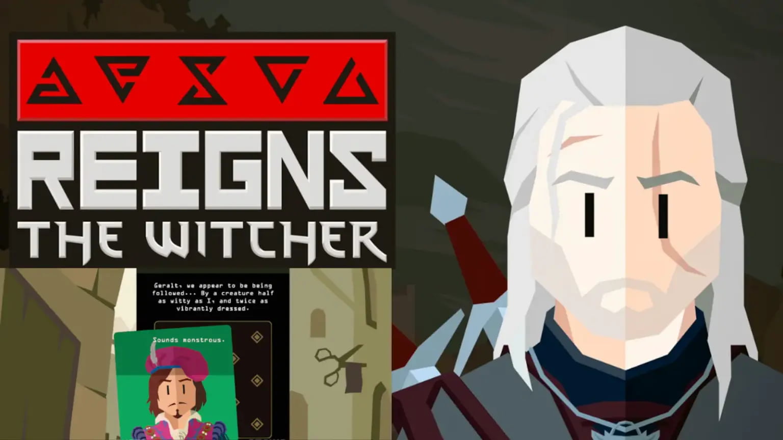 Jette une pièce à ton lecteur de cartes : Reigns : The Witcher est un spin-off délicieusement absurde