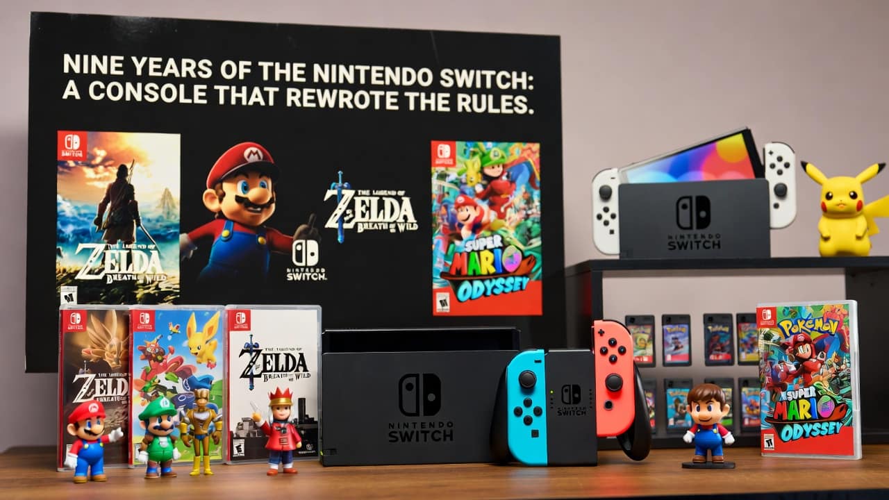 Neuf ans de la Nintendo Switch : une console qui a réécrit les règles
