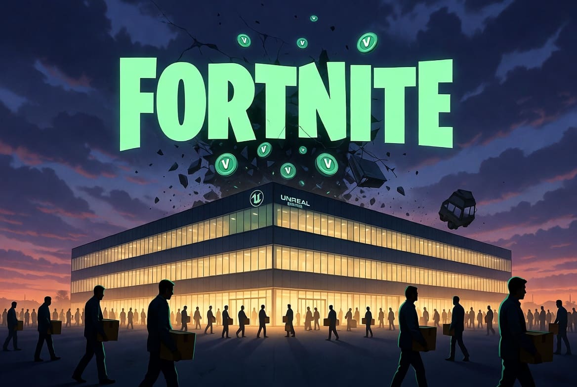 Epic Games annonce d’importantes suppressions d’emplois en 2026 : plus de 1 000 postes supprimés alors que l’engagement sur Fortnite diminue