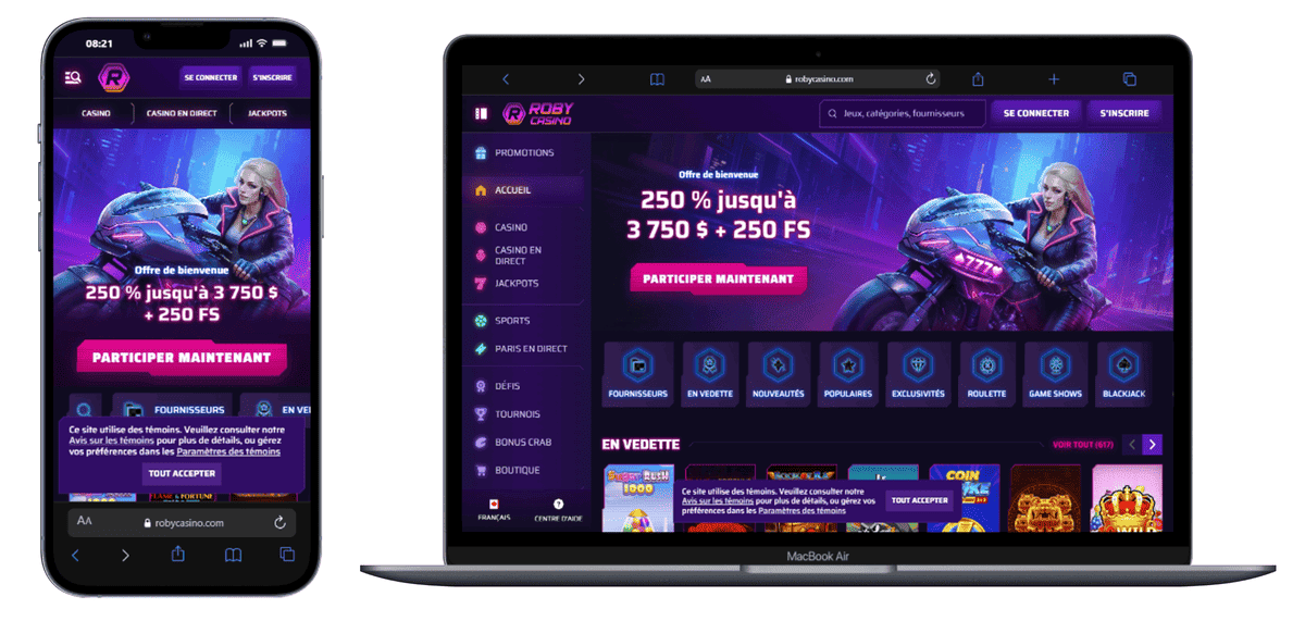 Robycasino - casino en ligne international en suisse