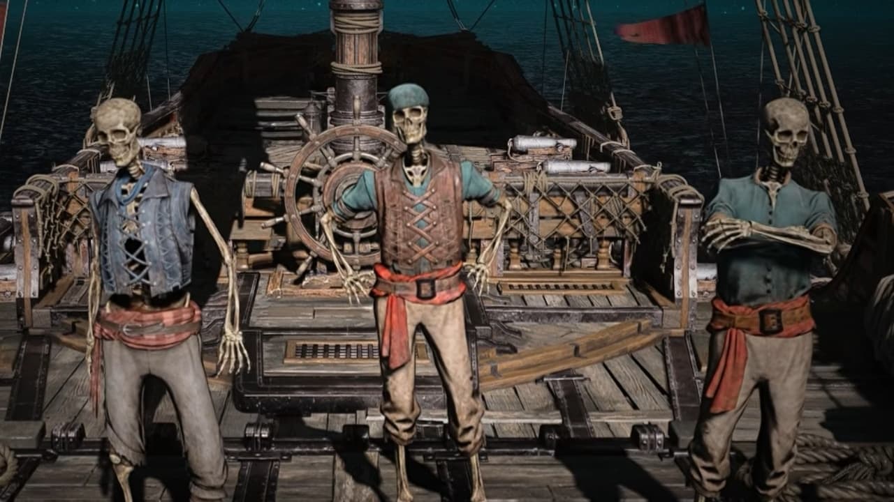 Transformez vos compagnons d&rsquo;équipage en squelettes grâce à la tenue « Équipage défunt resynchronisé » d&rsquo;Assassin’s Creed Black Flag.