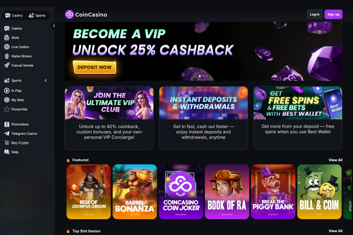gameshub coincasino