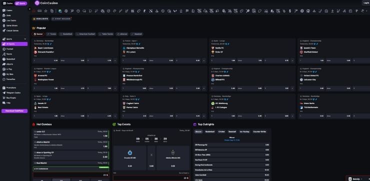 Gameshub 1 coincasino sport