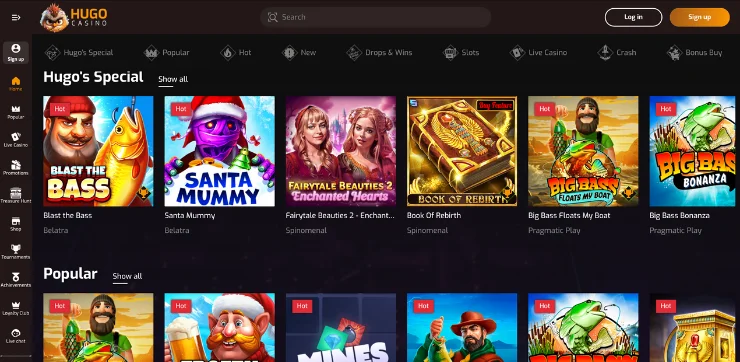hugo casino