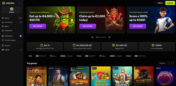 instasino casino