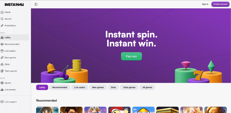 instaspin gameshub 740x362