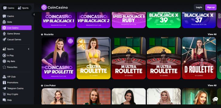 CoinCasino ruleta rulett