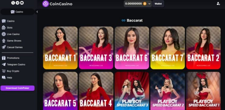 coincasino bacarat baccarat