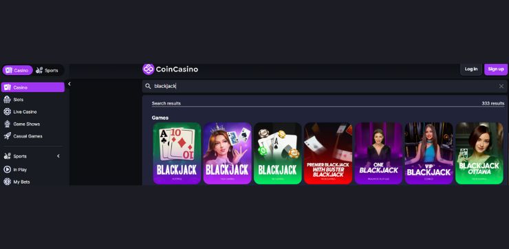 coincasino blackjack (2) blackjack