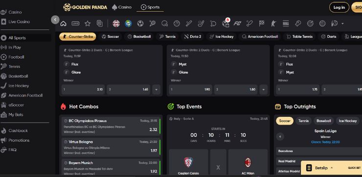goldenpanda esports esport fogadási