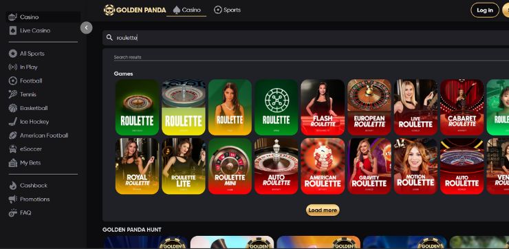 goldenpanda roulette rulett