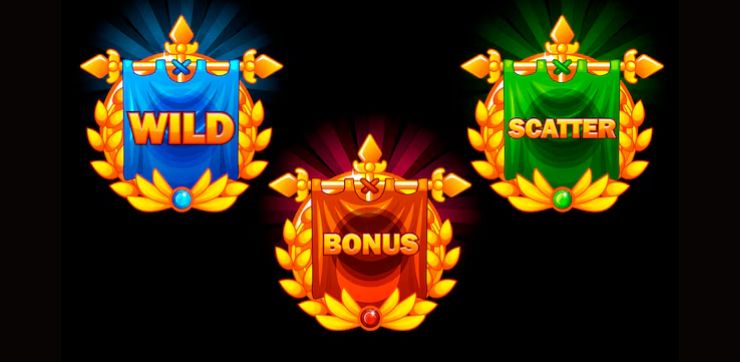 slots Wild, Scatter, special symbols Wildok, scatters és szorzók