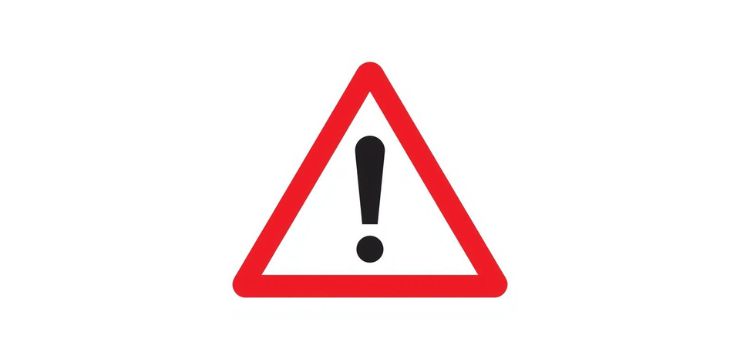 warning sign Intő jelek az online szerencsejátékok esetében