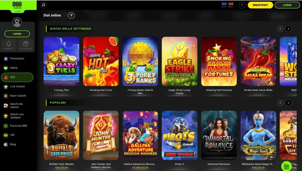 888casino sito slot