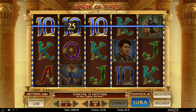 Book of dead slot image