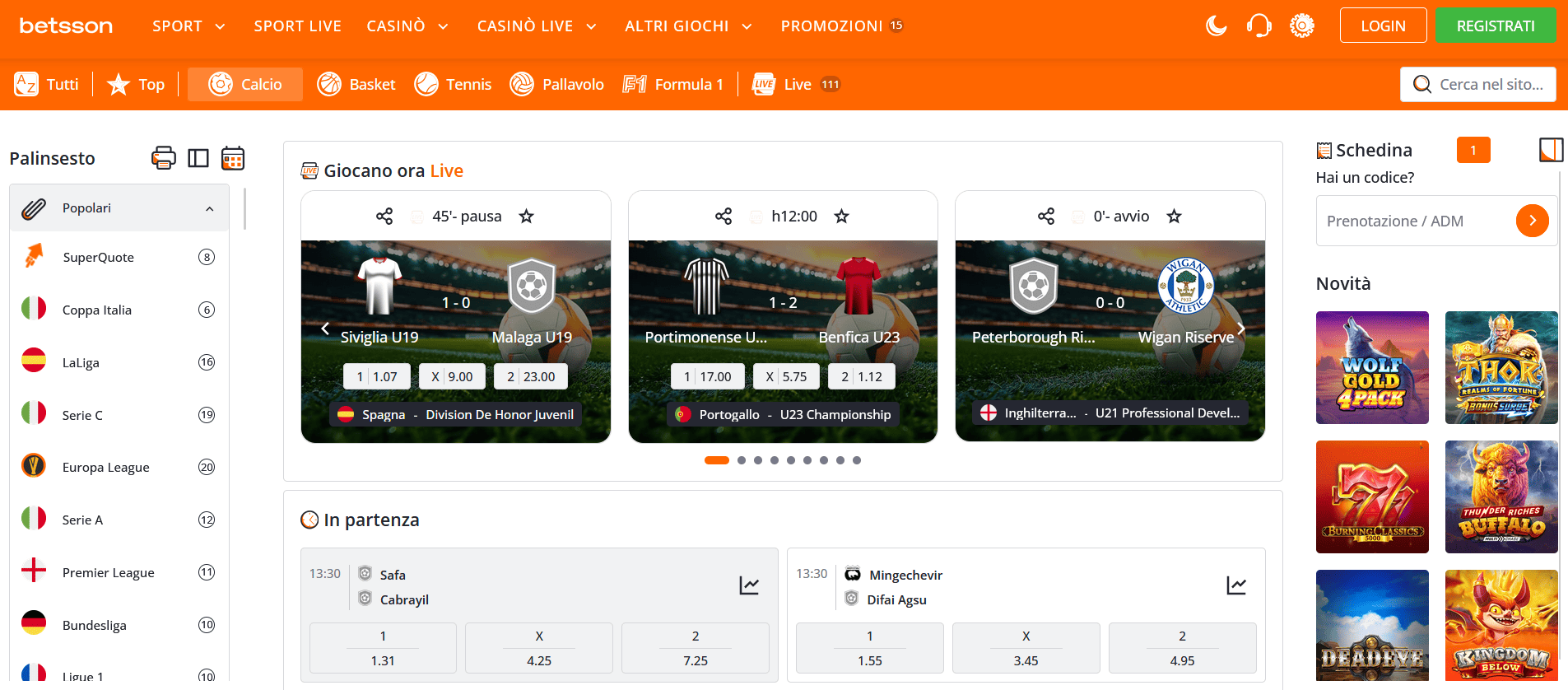 Nuovi siti scommesse AAMS Betsson