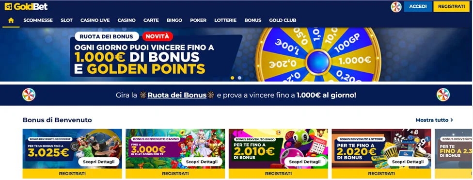 piattaforma goldbet casino