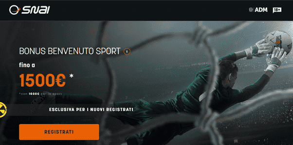 bonus scommesse SNAI