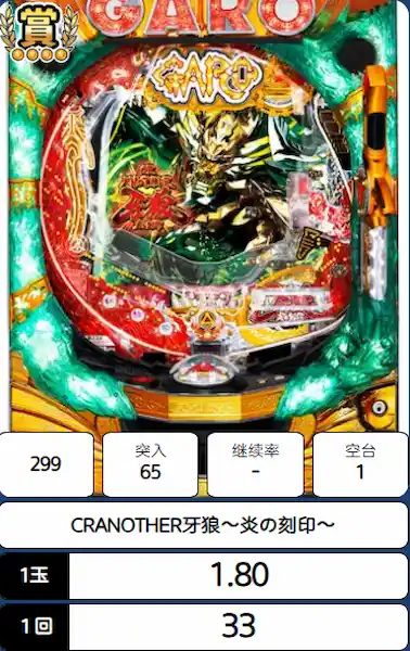 オンラインカジノパチンコ-CR ANOTHER牙狼～炎の刻印