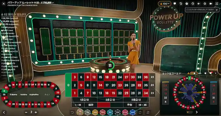 パワーアップルーレット