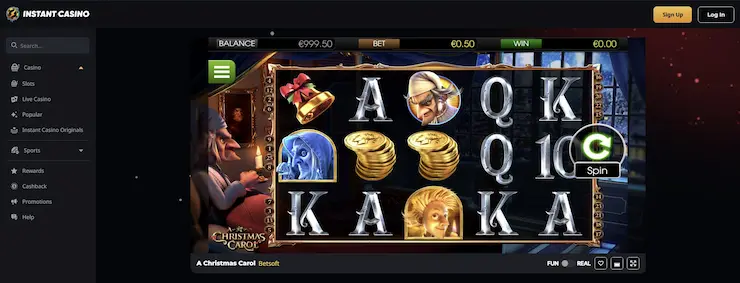 A Christmas Carol InstantCasino