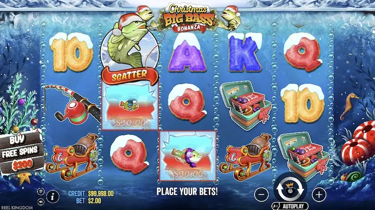 Christmas Big Bass Bonanza スロット
