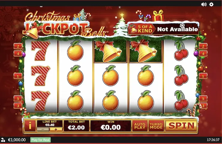 Christmas Jackpot Bells gameplay
