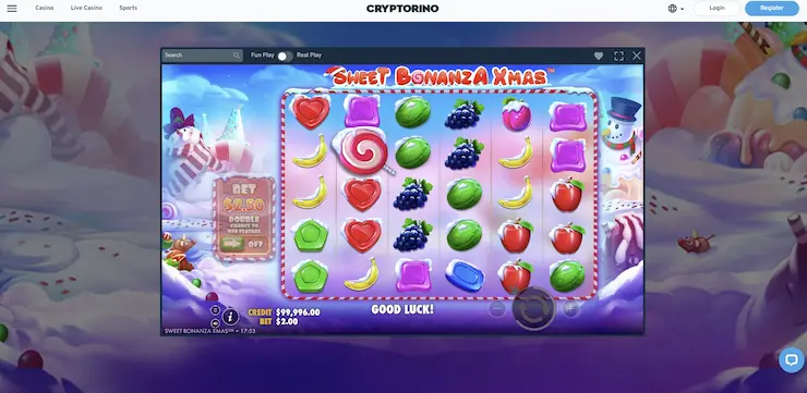 スイートボナンザ クリスマス デモ