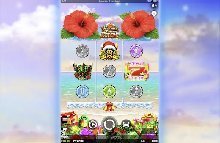 ハワイアンドリーム クリスマス スロット