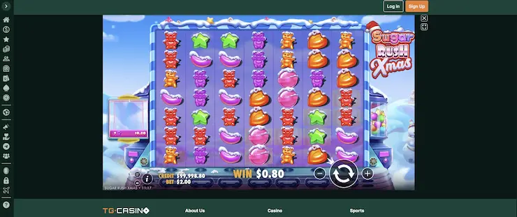 TGCasino Sugar Rush Xmas