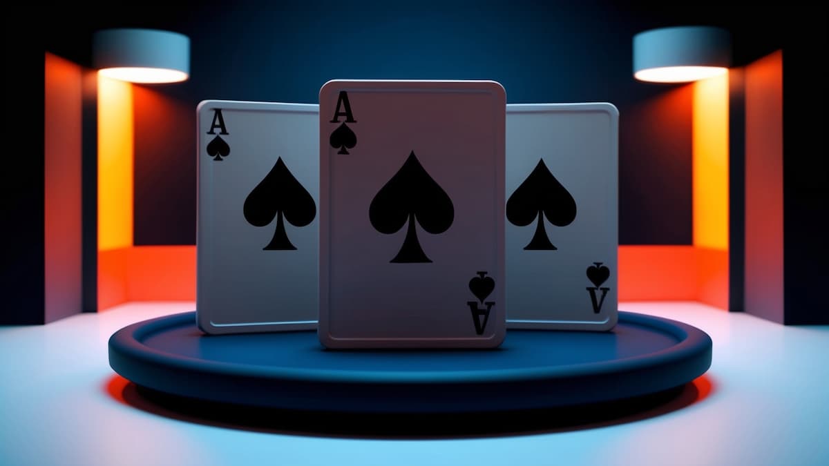 스페이드 A 포커 족보 클레이 스타일 이미지