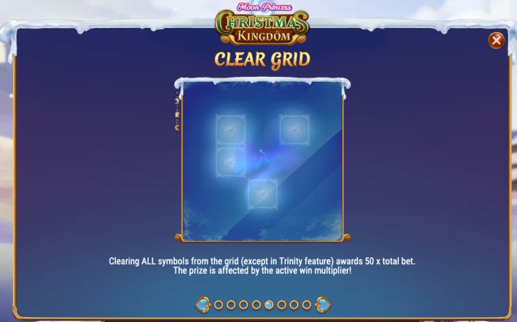 문 프린세스 크리스마스 킹덤 클리어 그리드