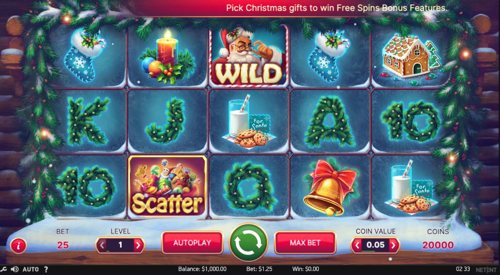 시크릿 오브 크리스마스 슬롯