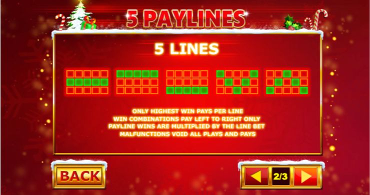 크리스마스 잭팟 벨 슬롯 페이라인