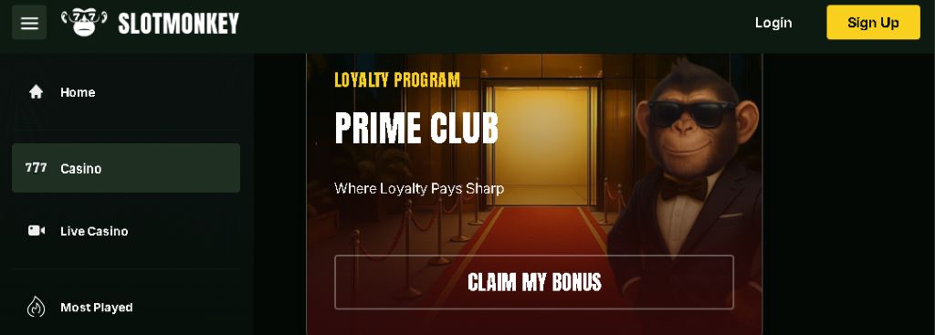 SlotMonkey Casino VIP Club