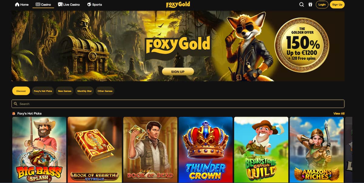 FoxyGold – Beste casino België online sportsbook