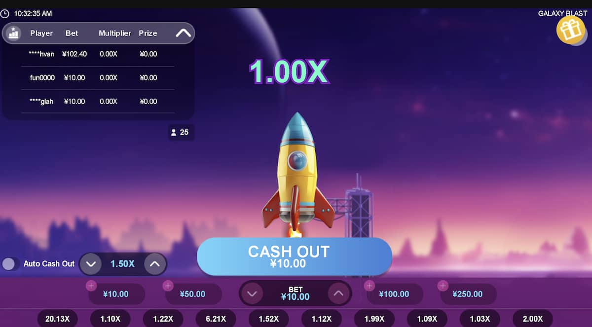 Galaxy Blast multiplier