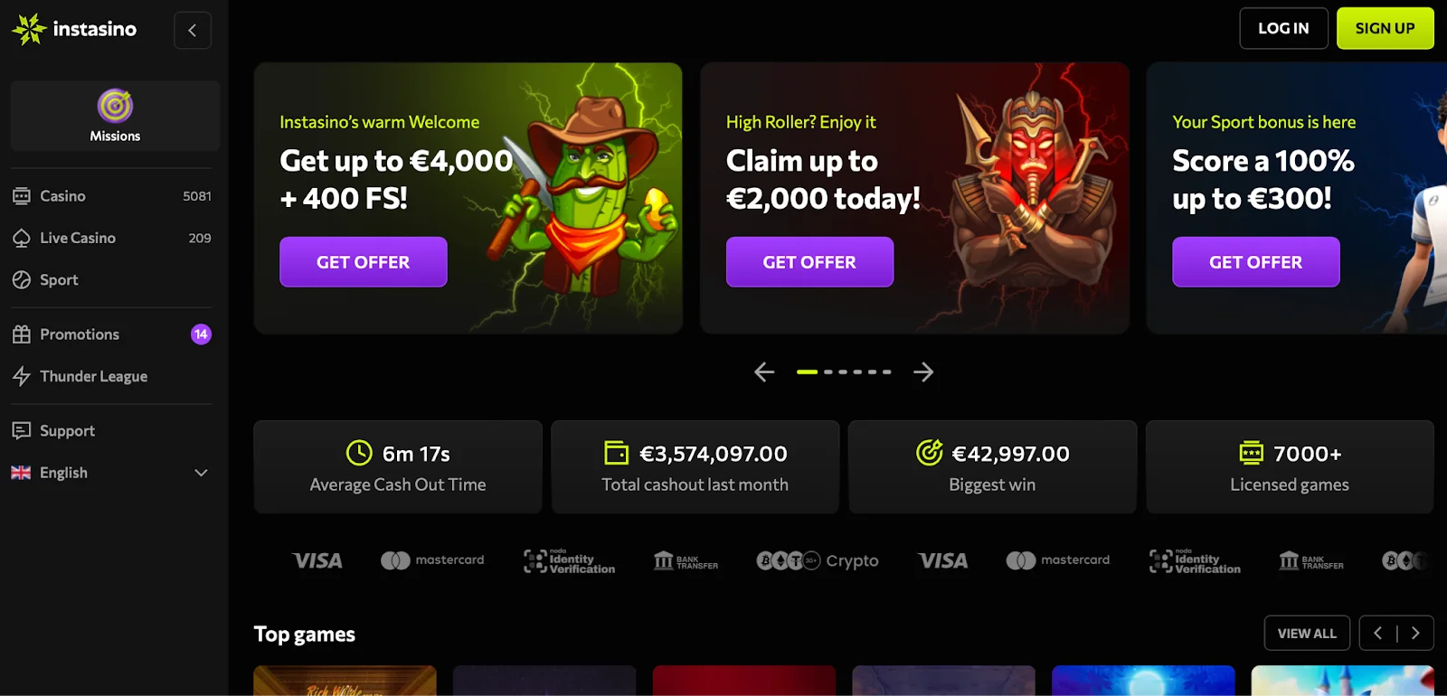 Instasino