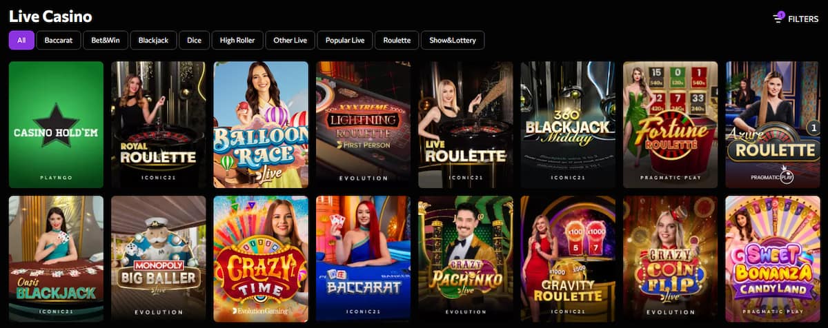 Live casino